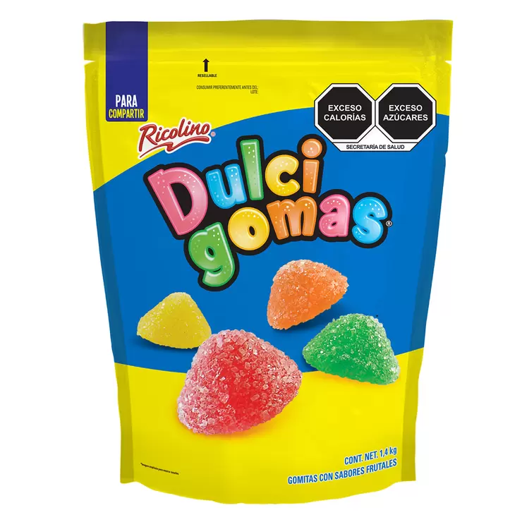 Ricolino Dulcigomas Gomitas con Sabores a Fruta 1.4 kg