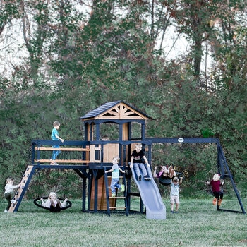 Backyard Discovery Centro de Juegos Timber Crossing