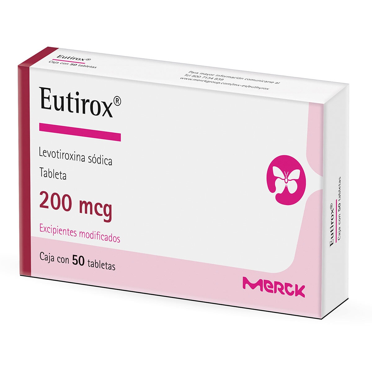 Eutirox 200 mg 50 Tabletas