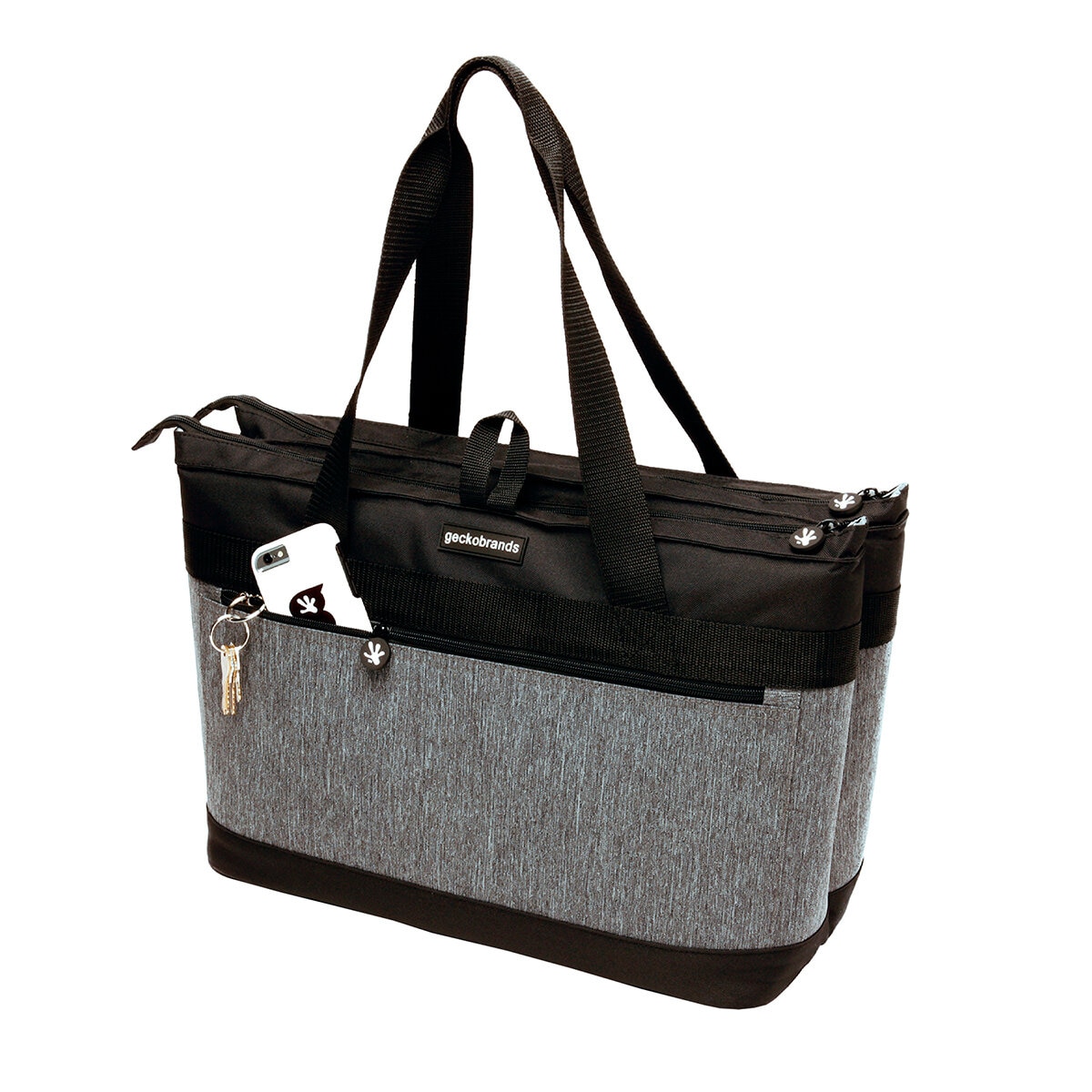 Geckobrands, Bolsa Nevera Térmica, Color Gris