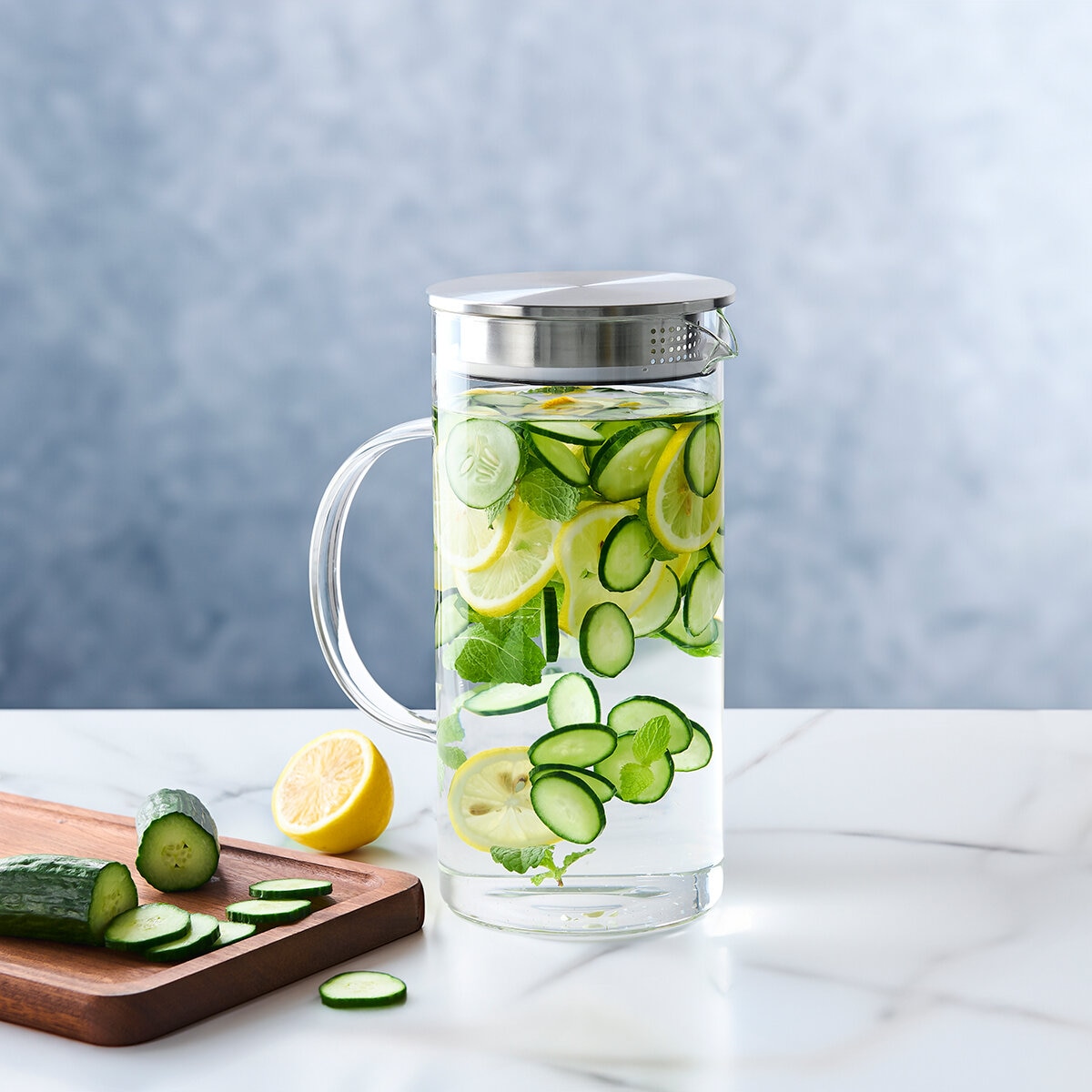 King Crystal Jarra de Vidrio de Borosilicato, 1 pieza King Crystal Jarra de Vidrio de Borosilicato, 1 pieza