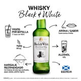 Whisky Black & White Blended Scotch 1.75 L