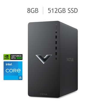 HP Victus Gaming 15L TG02-1001la Desktop Tower Intel Core i5 8GB 512GB SSD