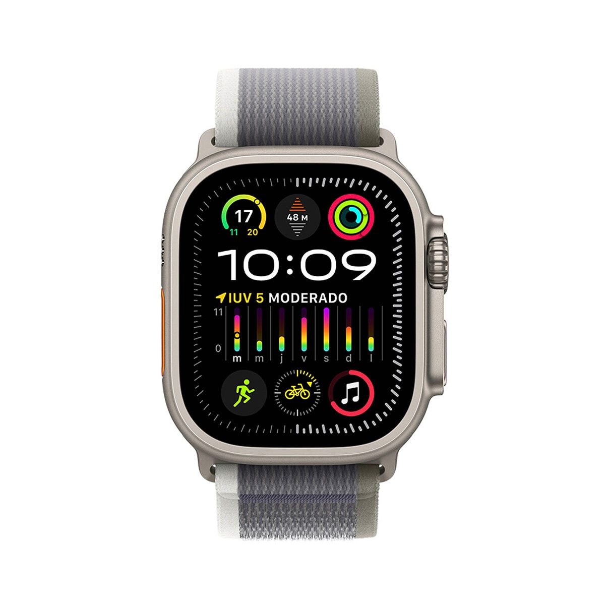 Apple Watch Ultra 2 (GPS + Cellular) Caja de Titanio 49mm con Correa Trail Gris Apple Watch Ultra 2 (GPS + Cellular) Caja de Titanio 49mm con Correa Trail Gris