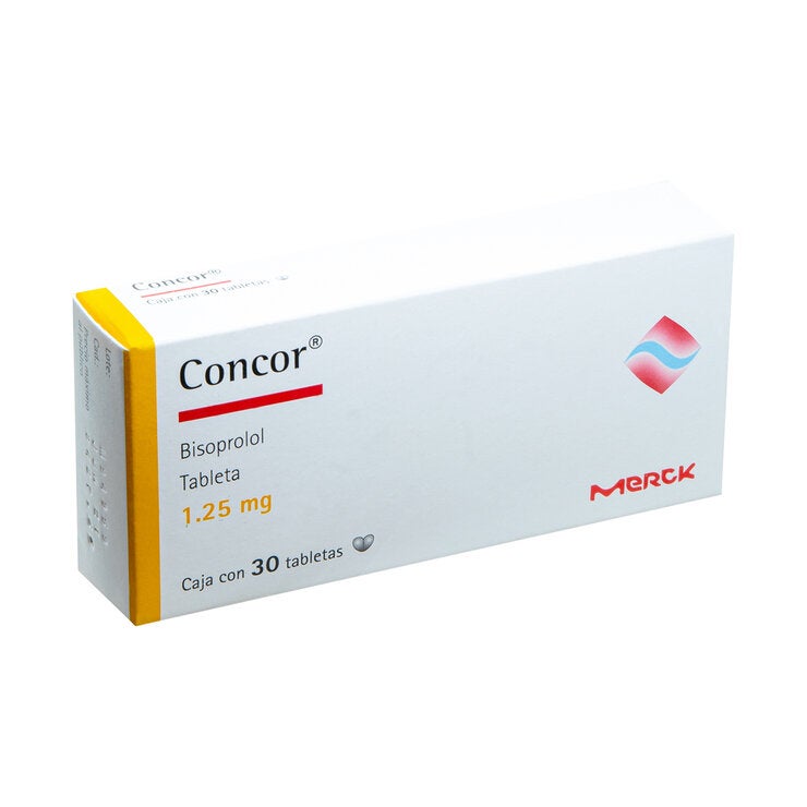 Concor 1.25 mg 30 Tabletas Concor 1.25 mg 30 Tabletas