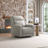 Simon Li Furniture, Sillón Reclinable de Piel con Sistema Eléctrico Simon Li Furniture, Sillón Reclinable de Piel con Sistema Eléctrico