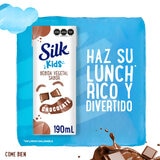 Silk Kids Bebida de Almendra Sabor Chocolate 24 pzas de 190 ml