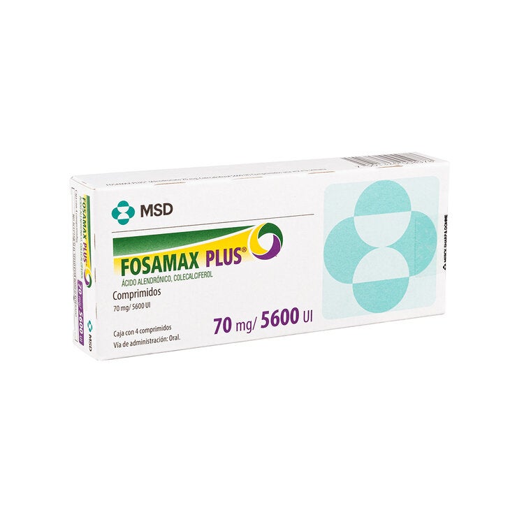 Fosamax Plus 70mg/5600UI 4 Comprimidos Fosamax Plus 70mg/5600UI 4 Comprimidos