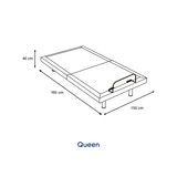 Luuna Base Eléctrica Rise Queen Beige Luuna Base Eléctrica Rise Queen Beige