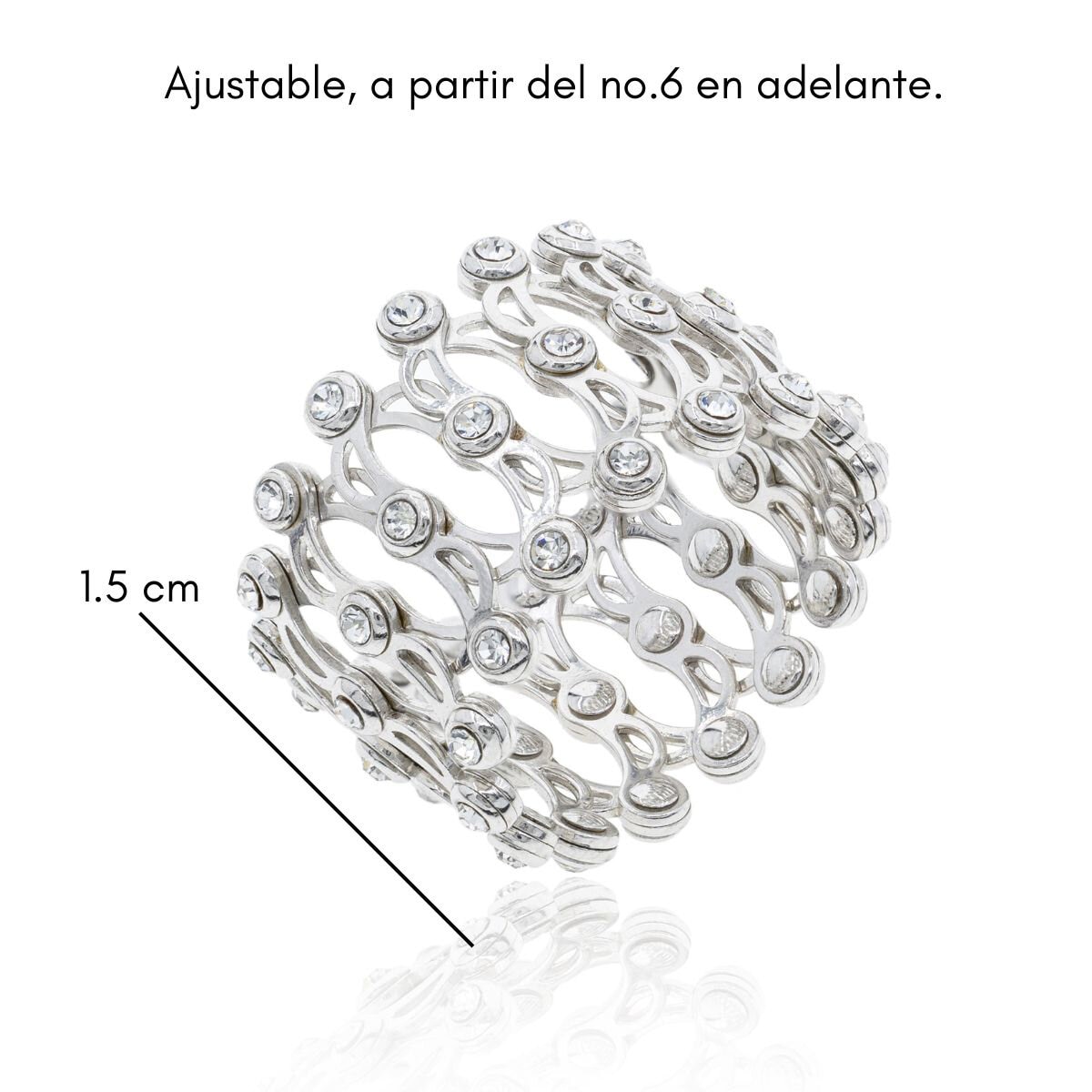 Mayfer, Anilo/Pulsera Plata .925, Color Blanco