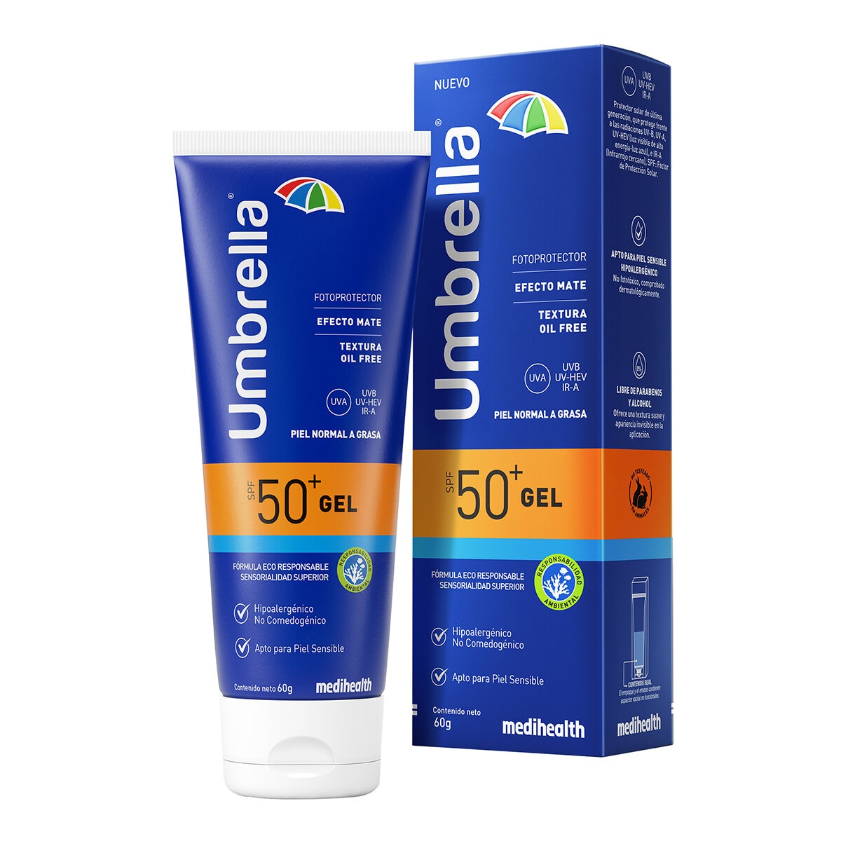 Umbrella Gel Fotoprotector SPF 50+ 60 g Umbrella Gel Fotoprotector SPF 50+ 60 g