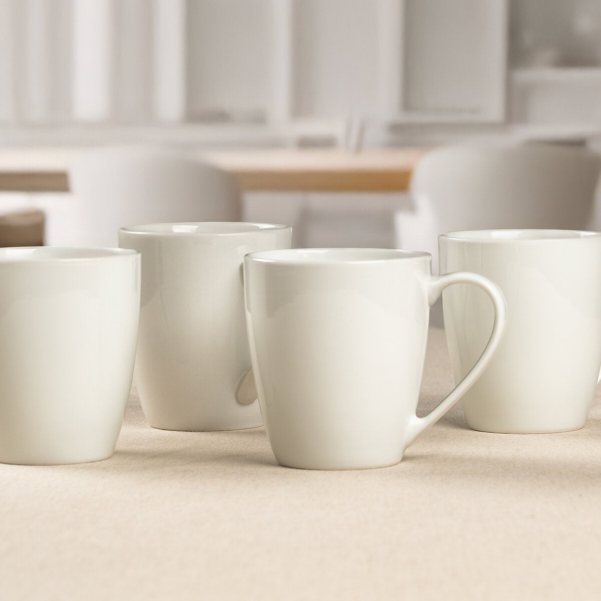 Crown Baccara Juego de 6 Tazas de Porcelana Crown Baccara Juego de 6 Tazas de Porcelana