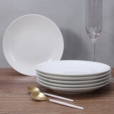 Crown Baccara Juego de 6 Platos para Ensalada de Porcelana Crown Baccara Juego de 6 Platos para Ensalada de Porcelana