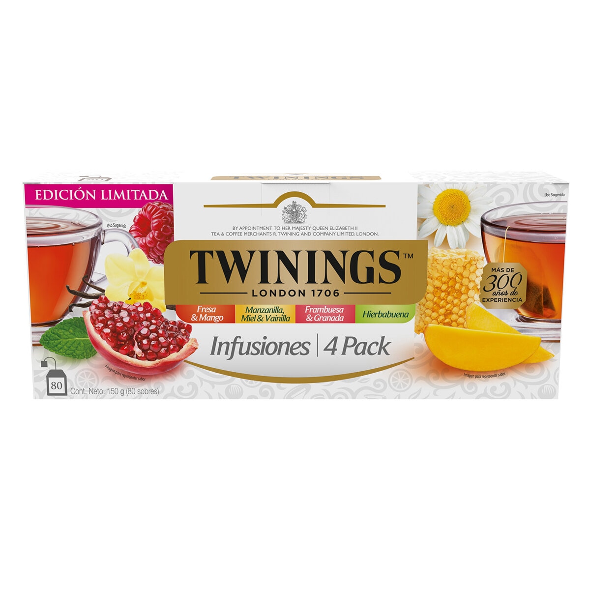 Twinings Tés Kit con 80 Sobres Twinings Tés Kit con 80 Sobres