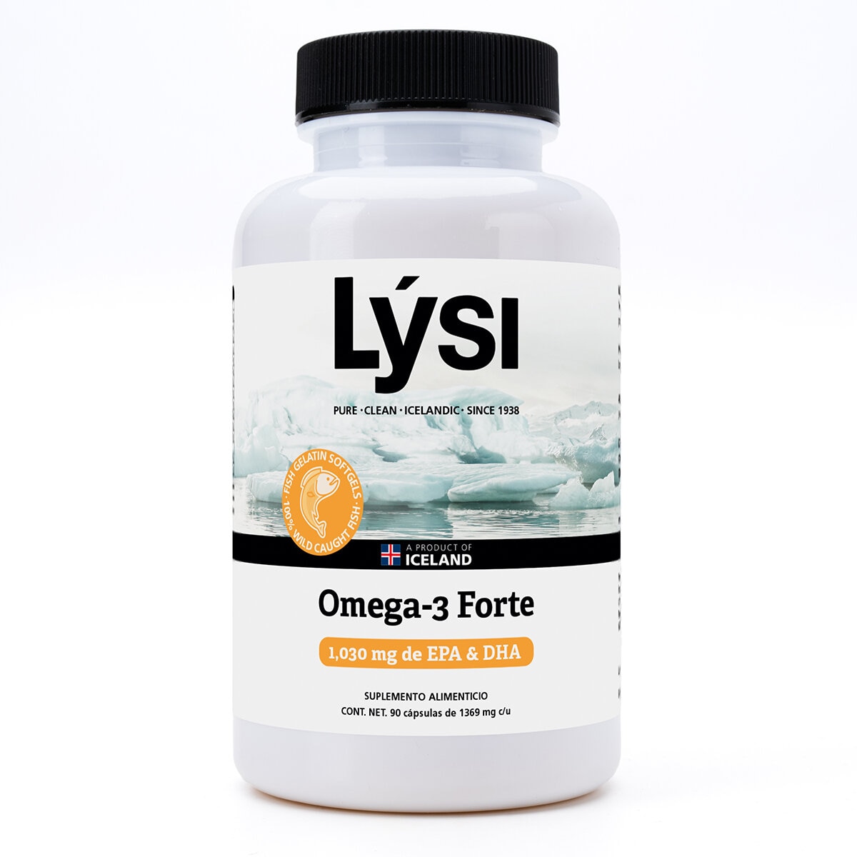 LYSI Aceite de Pescado Frasco de 90 Cápsulas