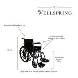 Wellspring Silla De Ruedas Plegable