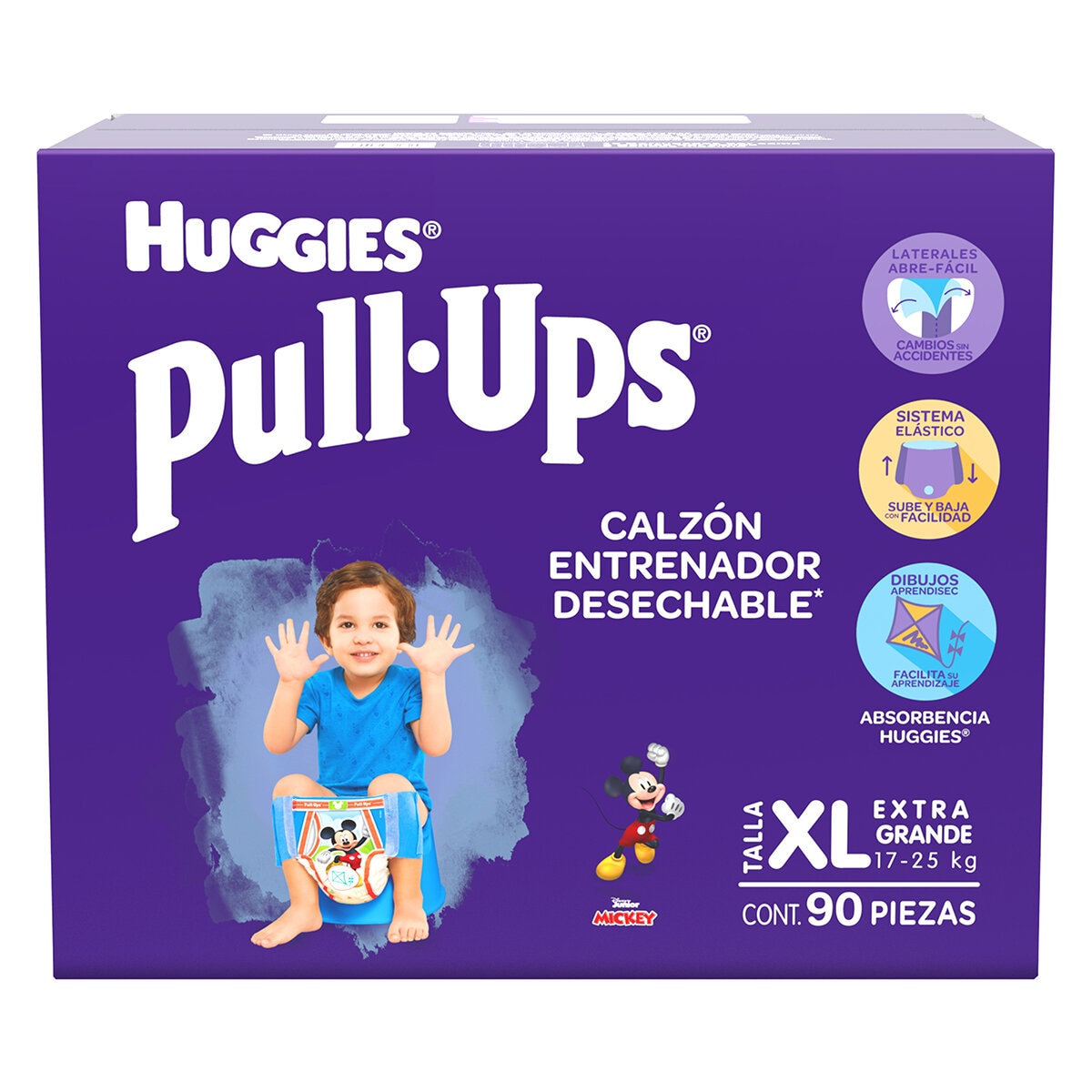  Pull-Ups Calzoncitos Entrenadores Etapa 6 90 pzas