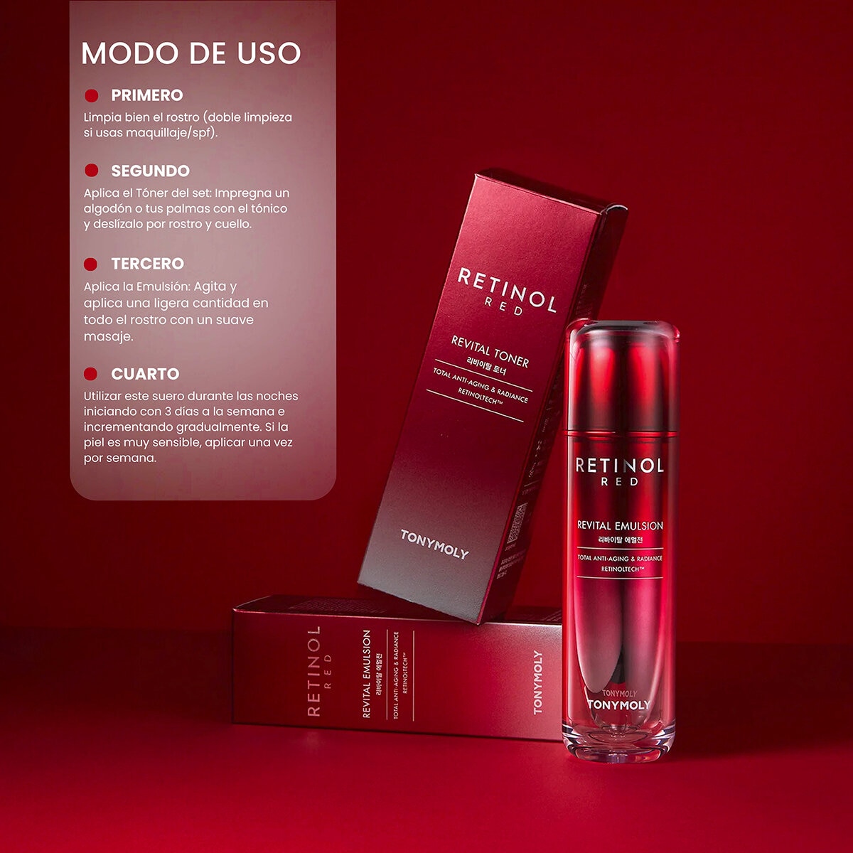 Tony Moly Retinol Red 2 Set Tony Moly Retinol Red 2 Set