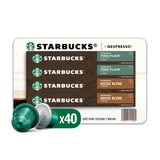 Starbucks Cápsulas Nespresso, 40 cápsulas Café Pike Place y House Blend Starbucks Cápsulas Nespresso, 40 cápsulas Café Pike Place y House Blend