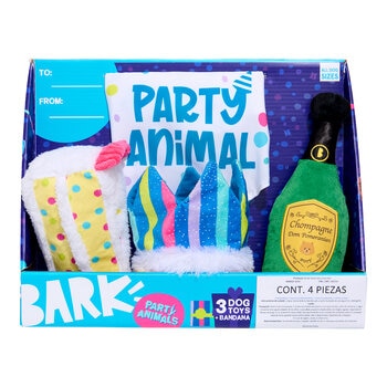 Bark Kit de Fiesta para Mascotas 4 pzs