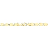 Collar de Eslabones Pulidos, de 14K Oro Amarillo Collar de Eslabones Pulidos, de 14K Oro Amarillo