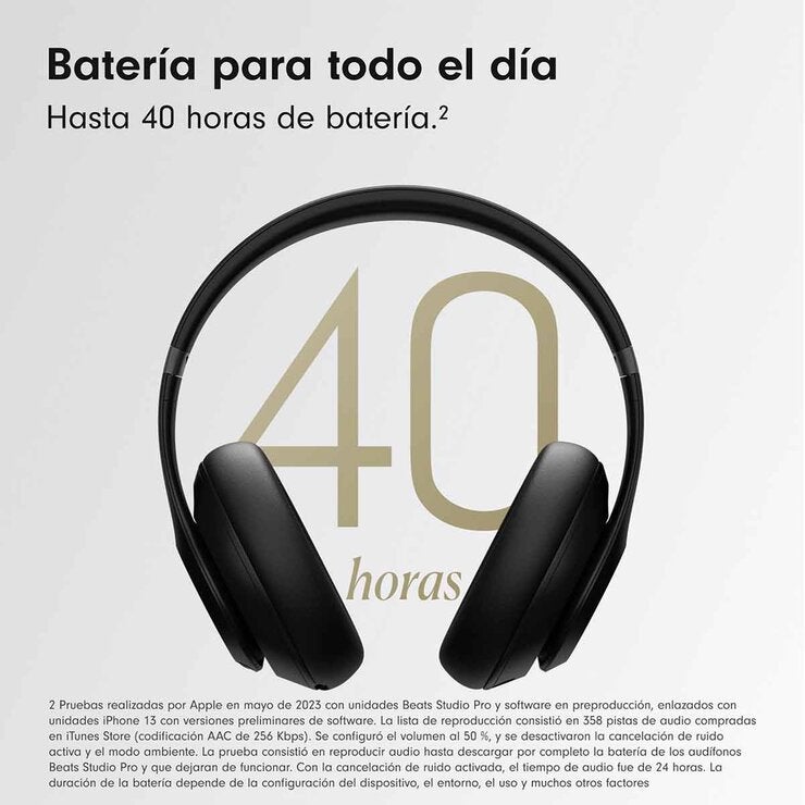 Beats Studio Pro Audífonos Inalámbricos Negro Beats Studio Pro Audífonos Inalámbricos Negro