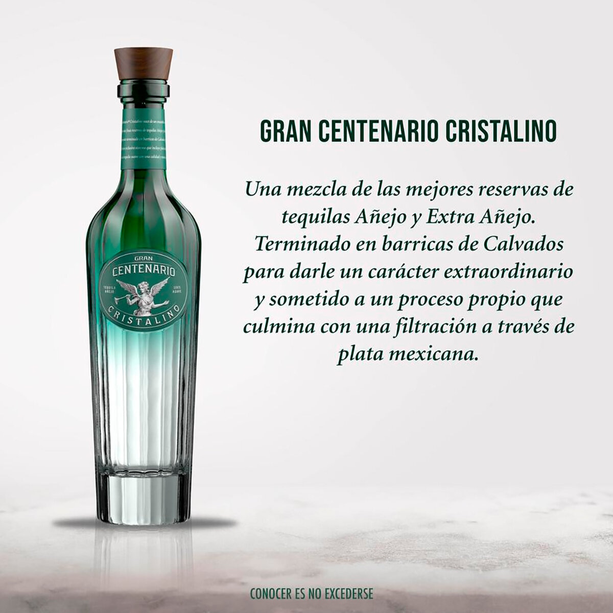 Tequila Gran Centenario Añejo Cristalino 750ml