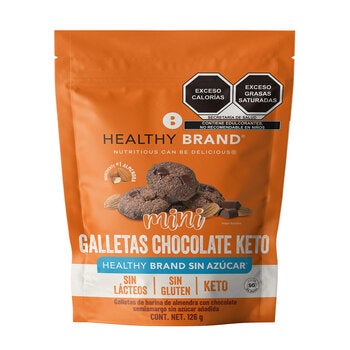 Healthy Brand Galletas de Chocolate Keto 126 g Healthy Brand Galletas de Chocolate Keto 126 g