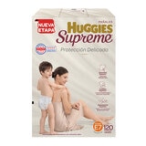 Huggies Supreme Platino Pañales Etapa 7 Unisex 120 pzas Huggies Supreme Platino Pañales Etapa 7 Unisex 120 pzas