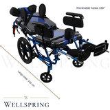 Wellspring Silla De Ruedas Para Parálisis Cerebral Infantil 38 cm