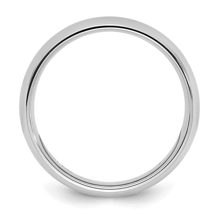 Argolla de matrimonio, 5mm, Comfort Fit, Oro Blanco de 14K, Talla 7 Argolla de matrimonio, 5mm, Comfort Fit, Oro Blanco de 14K, Talla 7