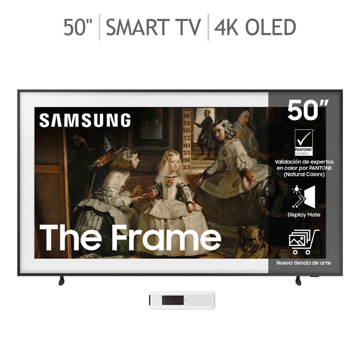 Samsung Pantalla 50" QLED The Frame 4K Smart TV + Marco