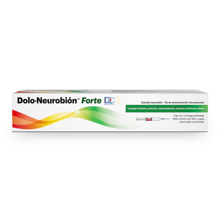 Dolo-Neurobión Forte DC Inyectable con jeringa prellenada, 3ml Dolo-Neurobión Forte DC Inyectable con jeringa prellenada, 3ml