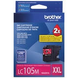 Brother Cartucho de Tinta 105 XXL Color Magenta Super Alto Rendimiento