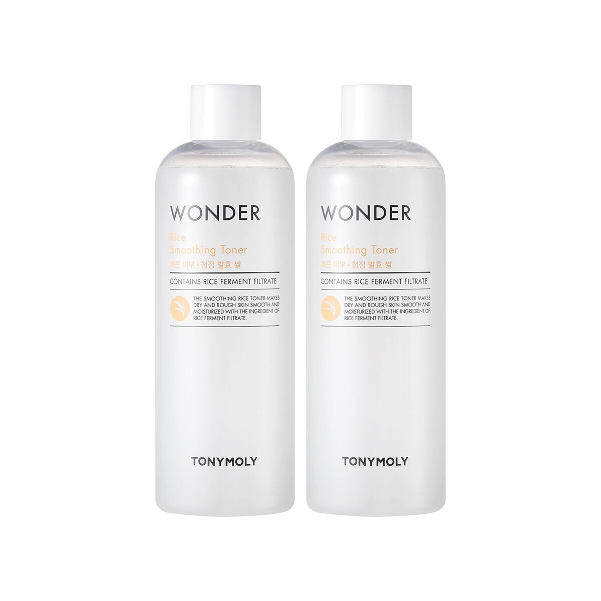 Tony Moly Wonder Rice Toner Facial 2 pzas de 500 ml