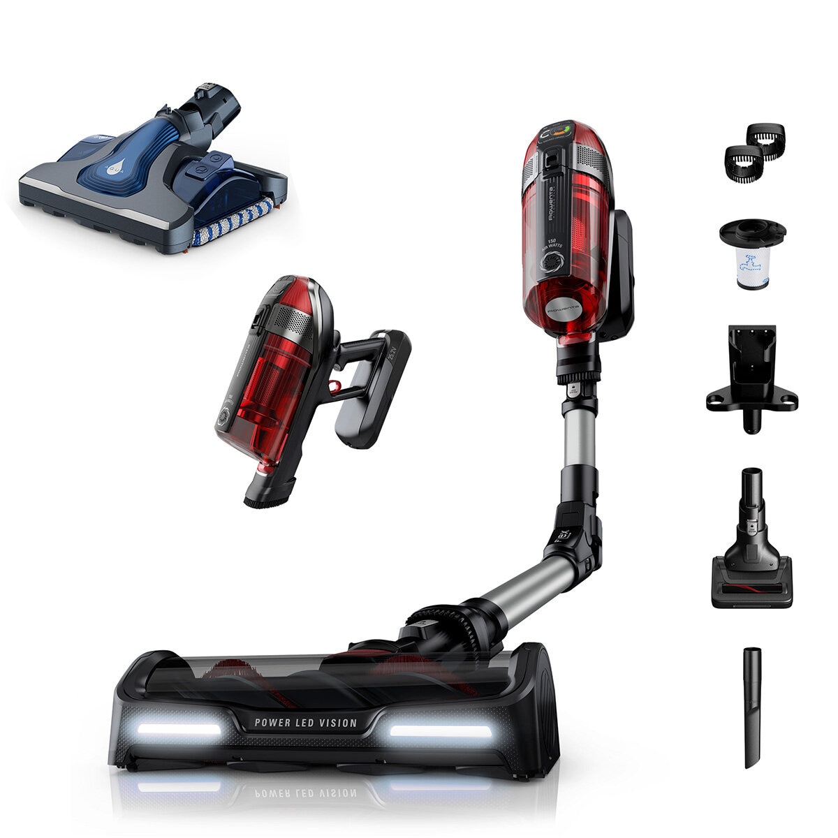 Rowenta XForce Flex 12.60 Incluye Cabezal Aqua Head Rowenta XForce Flex 12.60 Incluye Cabezal Aqua Head