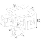 Tresanti, Mesa de Actividades para Niños con Taburetes Tresanti, Mesa de Actividades para Niños con Taburetes