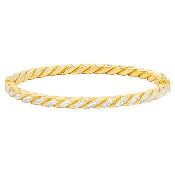 Pulsera, Oro Dos Tones de 14K