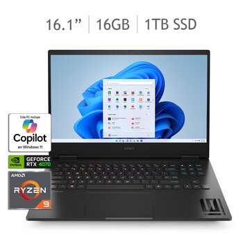 hp omen gaming 16-xf0000la laptop 16.1" full hd amd ryzen 9 16gb 1tb ssd