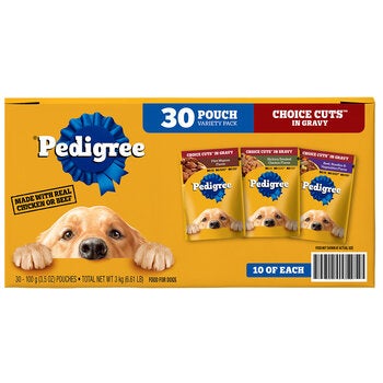 Pedigree Alimento para Perros Adultos Multisabor 30 pzs de 100 gr Pedigree Alimento para Perros Adultos Multisabor 30 pzs de 100 gr