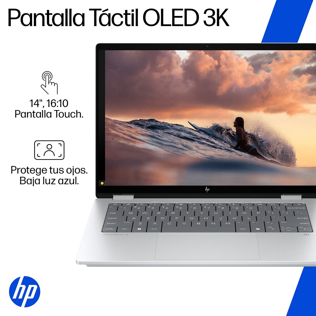 HP Omnibook X Flip NGAI 14-fm0072la 14" OLED UWVA Intel Core Ultra 7 16GB 1TB HP Omnibook X Flip NGAI 14-fm0072la 14" OLED UWVA Intel Core Ultra 7 16GB 1TB
