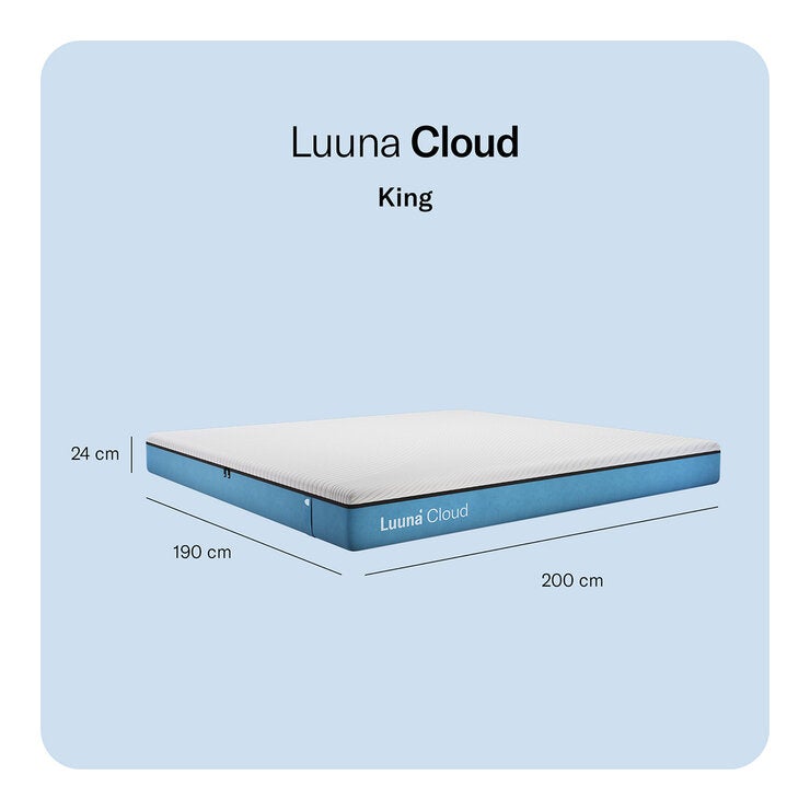 Luuna Cloud, Colchon King, Memory Foam Luuna Cloud, Colchon King, Memory Foam