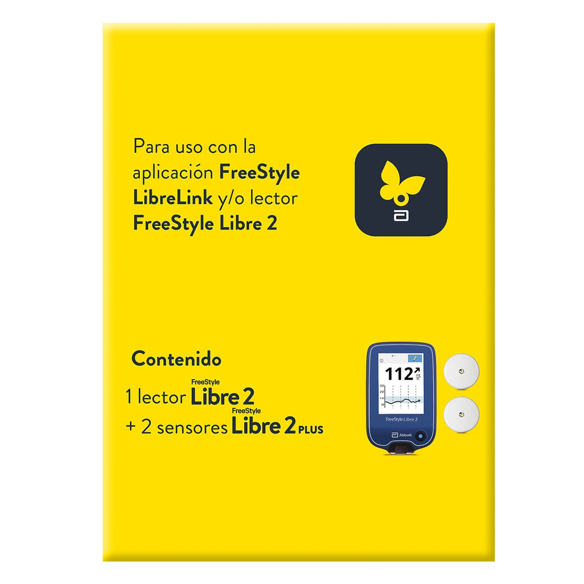 Freestyle Libre 2 Plus Monitoreo de Glucosa 1 Lector y 2 Sensores Freestyle Libre 2 Plus Monitoreo de Glucosa 1 Lector y 2 Sensores