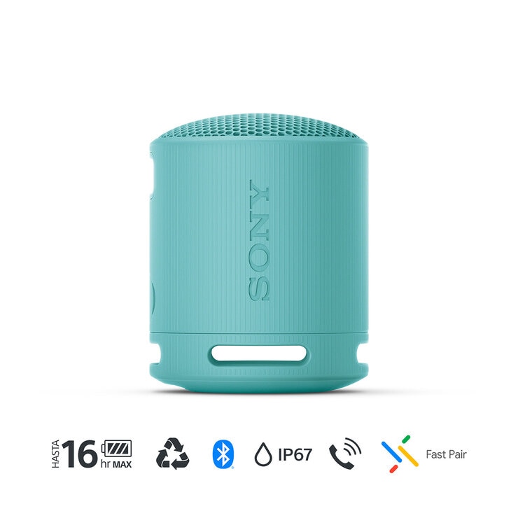 Sony SRS-XB100 Bocina Inalámbrica Portátil Azul Sony SRS-XB100 Bocina Inalámbrica Portátil Azul