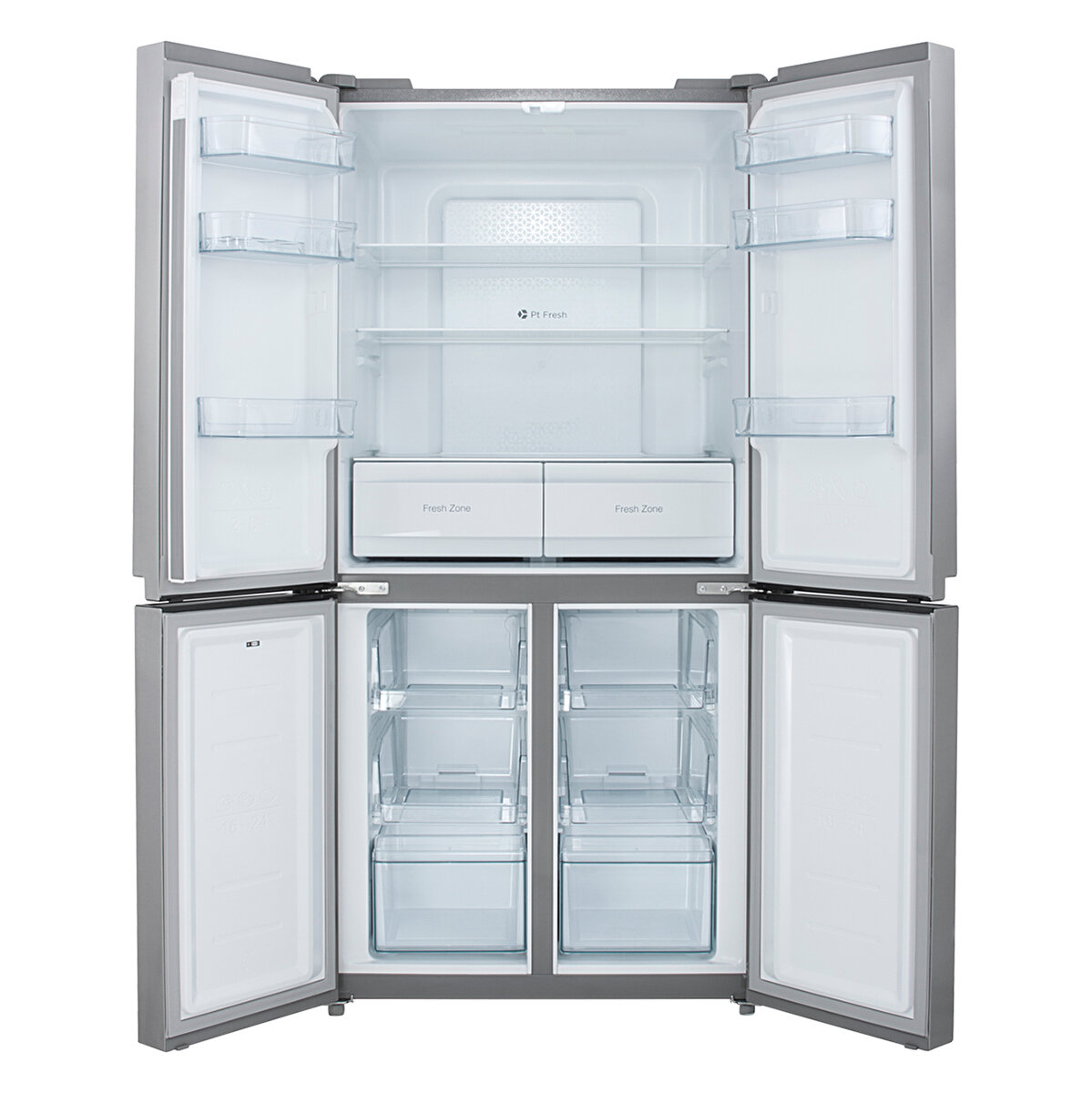 Teka Refrigerador de 19' cuatro puertas dual cooling system