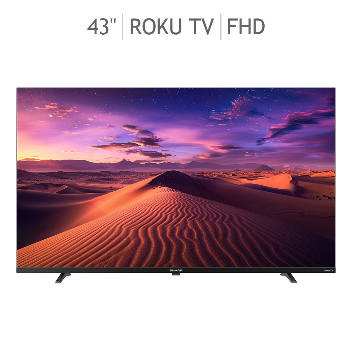 Sharp Pantalla 43" FHD ROKU TV