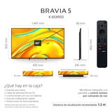 Sony Pantalla 65" BRAVIA 5 Miniled 4K Google TV Sony Pantalla 65" BRAVIA 5 Miniled 4K Google TV