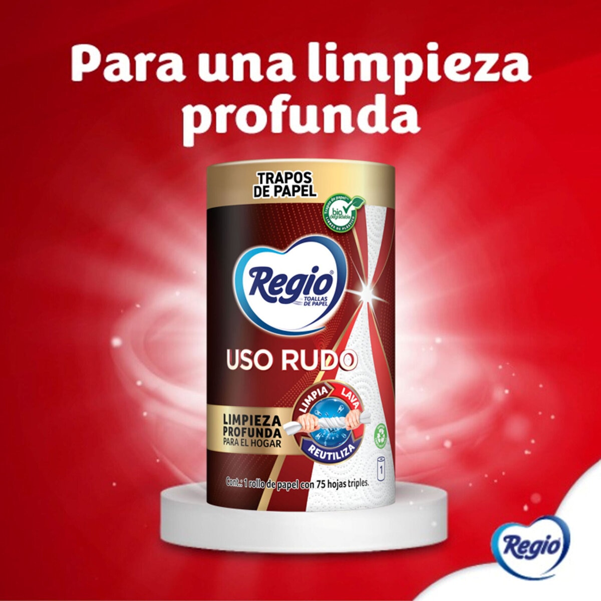 Regio Trapos de Papel Uso Rudo 9 Rollos Regio Trapos de Papel Uso Rudo 9 Rollos