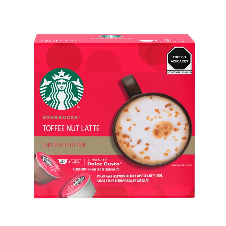 Nescafé Dolce Gusto Starbucks Toffee Nut Latte, 48 cápsulas 