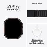 Apple Watch Ultra 3 (GPS + Celular) 49mm Titanio Negro + Correa Alpine Negro - Talla M Apple Watch Ultra 3 (GPS + Celular) 49mm Titanio Negro + Correa Alpine Negro - Talla M